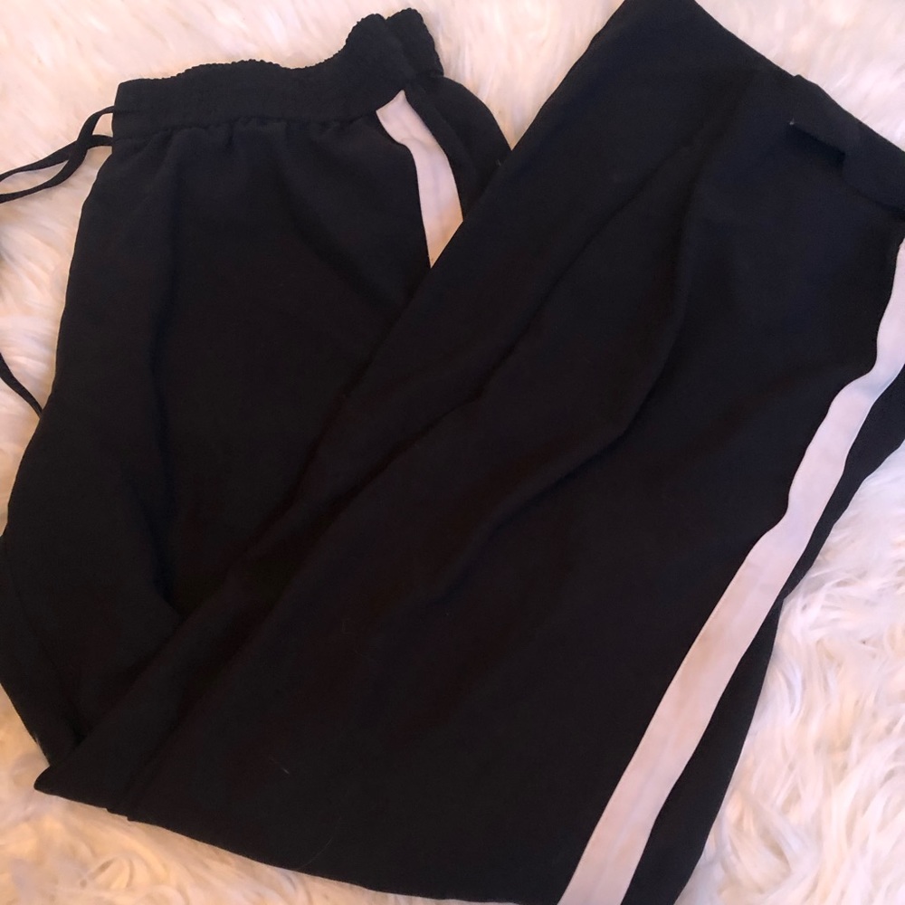 Wide leg flowy pants